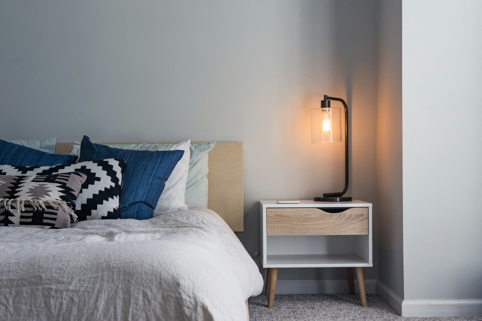 Sliding wardrobe built into a recess — Master Bedroom Set, Bhopal